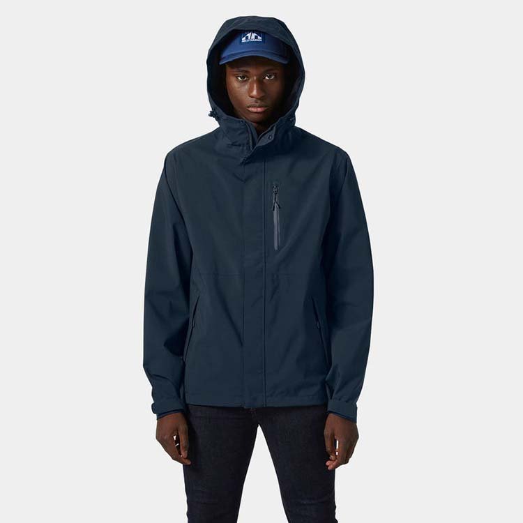 Men's Mountain Waterproof Jacket Outdoor Waterproof Hard Shell Hooded Jacket Running Hiking Rain Jacket