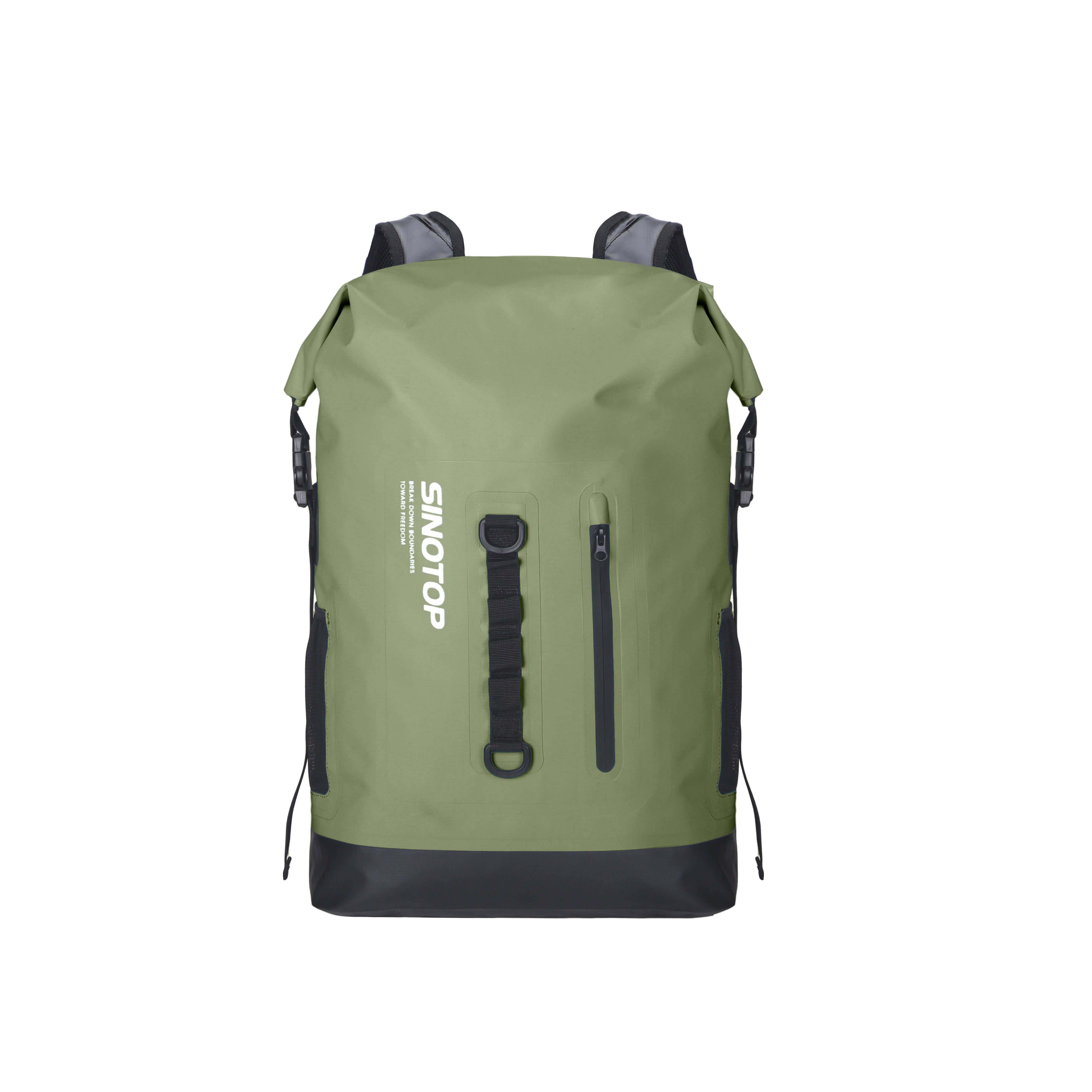 SINOTOP Premium 500D PVC Outdoor Sports Backpack 30L Waterproof Trekking Bag Heavy Duty Multifunctional Camping Hiking