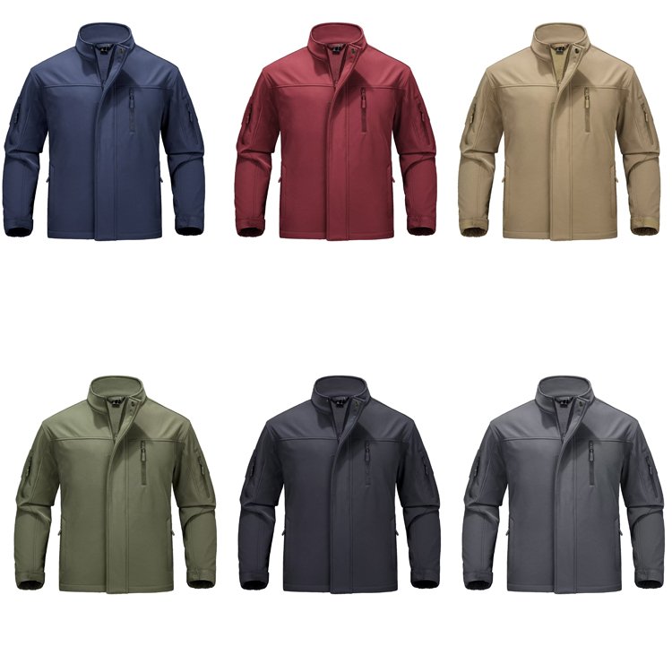 Clothing Manufacturer Outdoor Tactical Softshell Wind Breaker Jacket Men's Waterproof Men's Fishing Hiking Fleece Safari Jackets