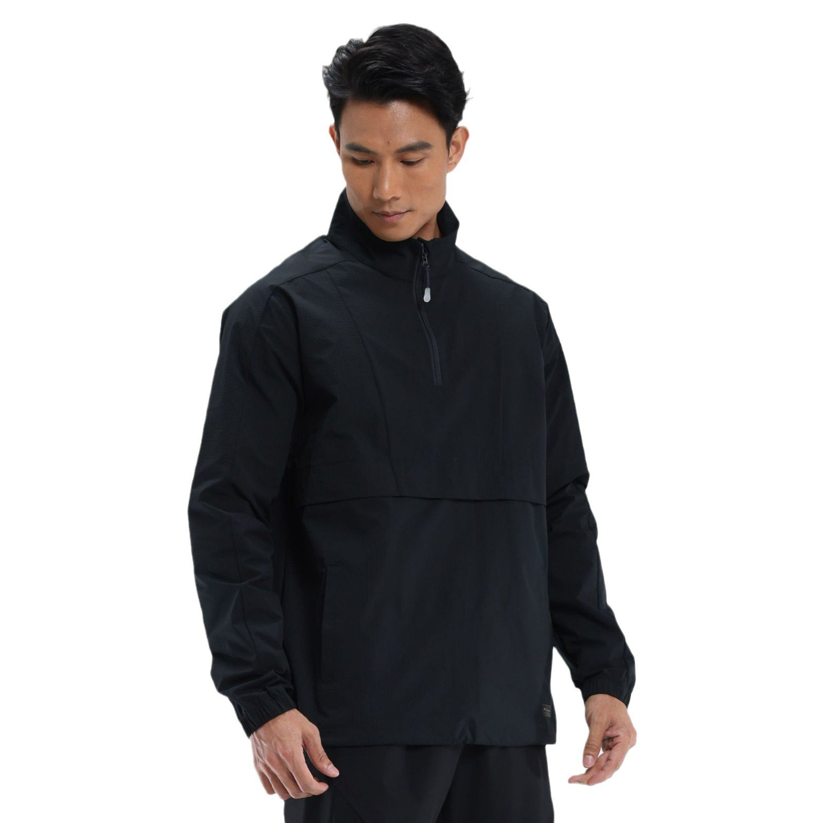 Unisex Outdoor Casual Sports Jacket Windproof Waterproof Half-Zipper Hiking Suit Fitness Training Men's Outdoor Sports Outwear