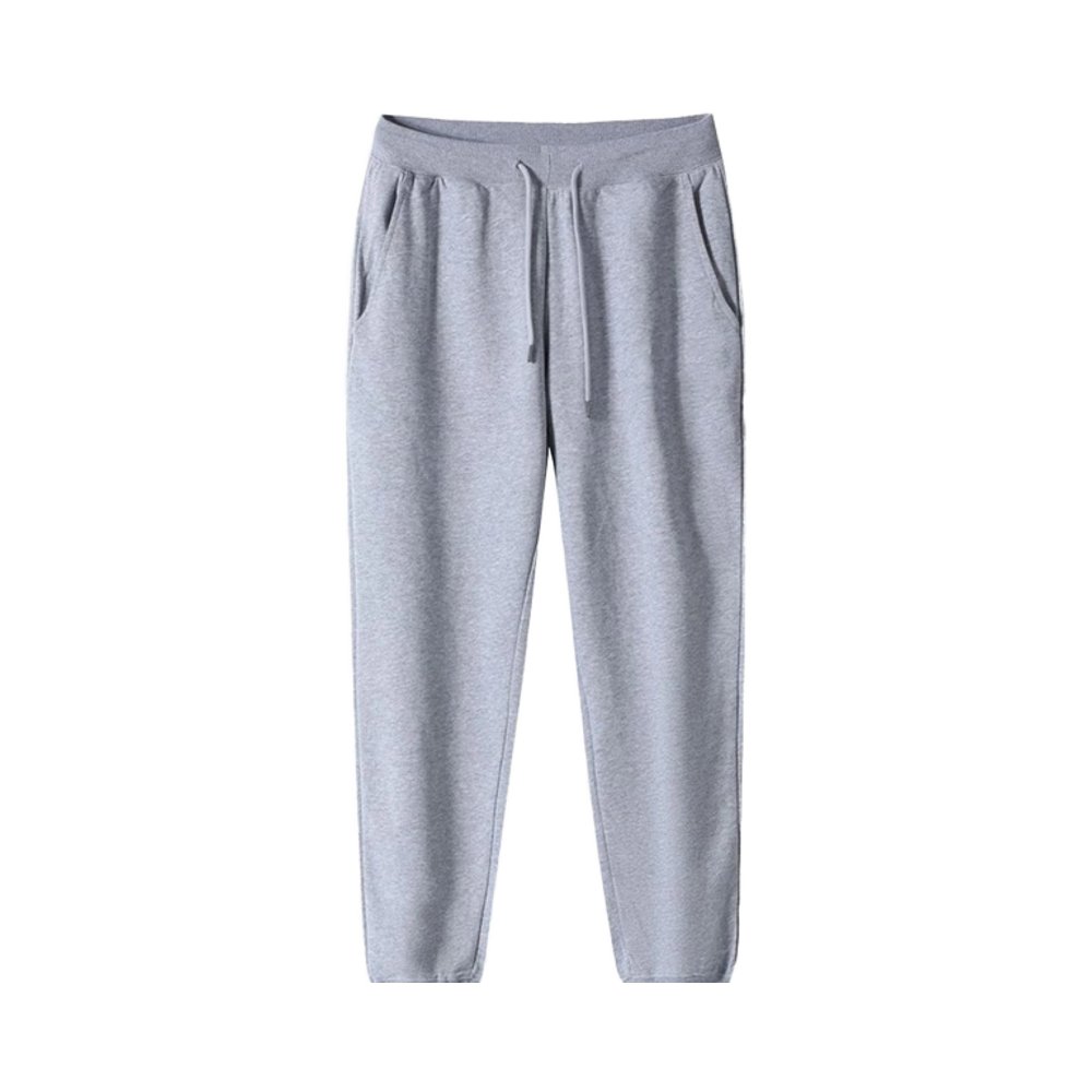 Top custom logo solid color unisex Gothic pants breathable buckle loose pants cotton men's goods jogging pants to sample custom