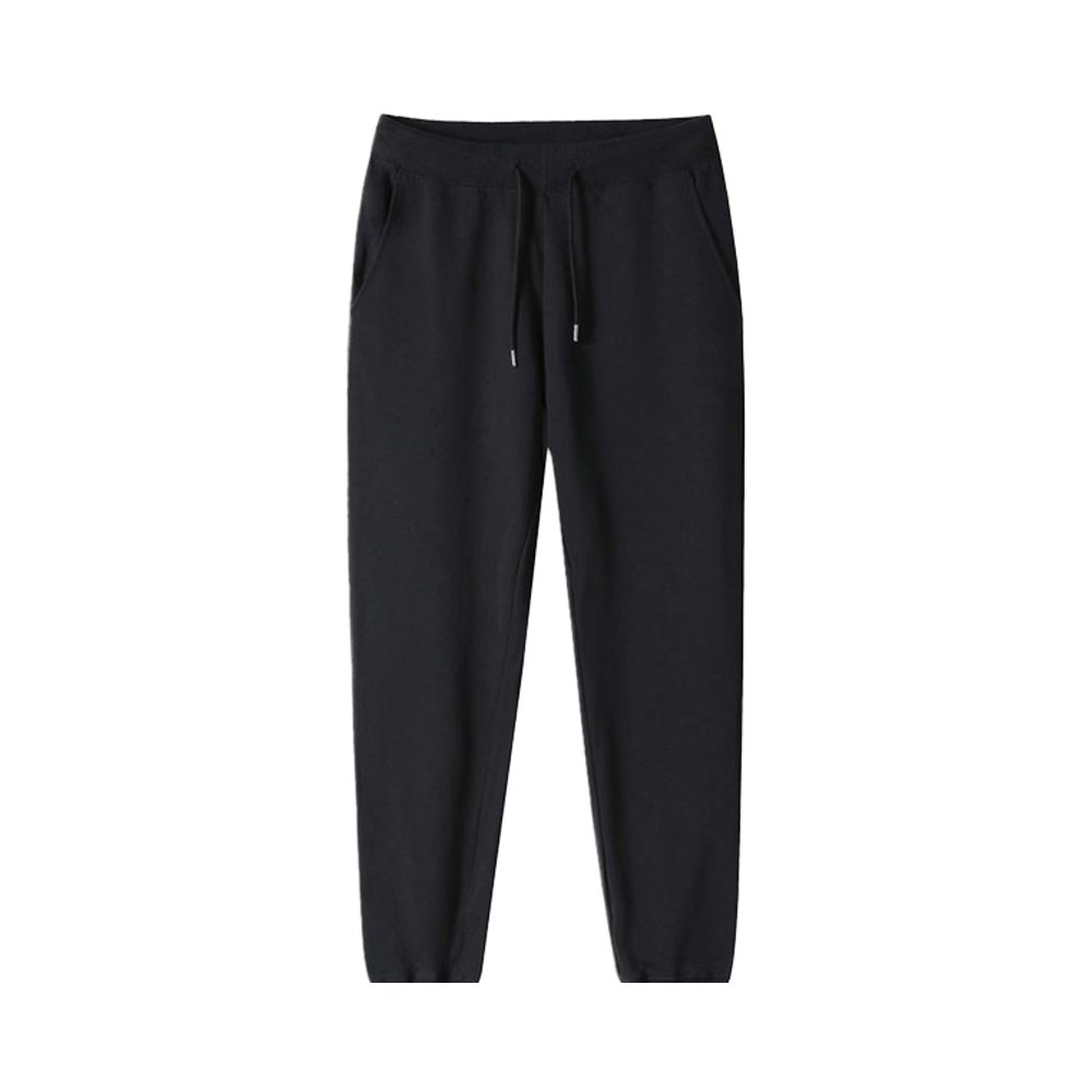 Top custom logo solid color unisex Gothic pants breathable buckle loose pants cotton men's goods jogging pants to sample custom
