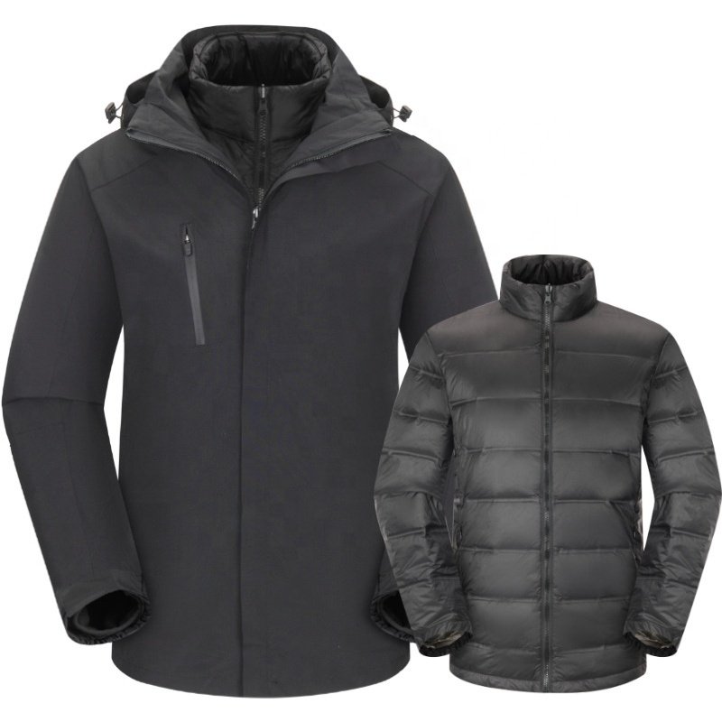 Winter Waterproof Warmth Hiking Jacket Outdoor Clothing High Quality Camping Jacket Down Liner Mountain