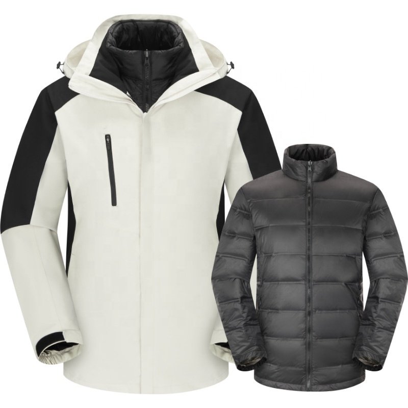 Winter Waterproof Warmth Hiking Jacket Outdoor Clothing High Quality Camping Jacket Down Liner Mountain