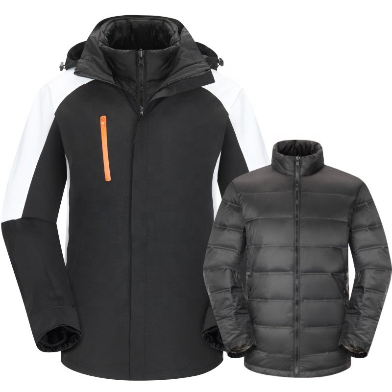 Winter Waterproof Warmth Hiking Jacket Outdoor Clothing High Quality Camping Jacket Down Liner Mountain
