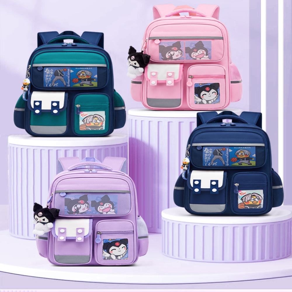 Cute Large Capacity Backpacks for Girls Kindergarten Elementary Kids Backpack with Side Pocket Children Back to School Gifts