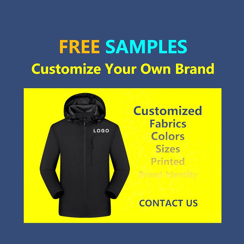 New Fashion Waterproof Hooded Jacket Outdoor Sports Jackets and Coats Windbreak Breathable Jacket