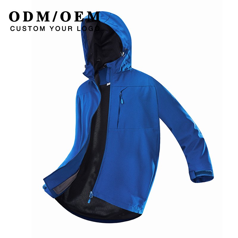 New Fashion Waterproof Hooded Jacket Outdoor Sports Jackets and Coats Windbreak Breathable Jacket