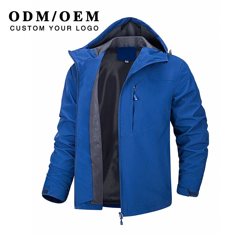 New Fashion Waterproof Hooded Jacket Outdoor Sports Jackets and Coats Windbreak Breathable Jacket
