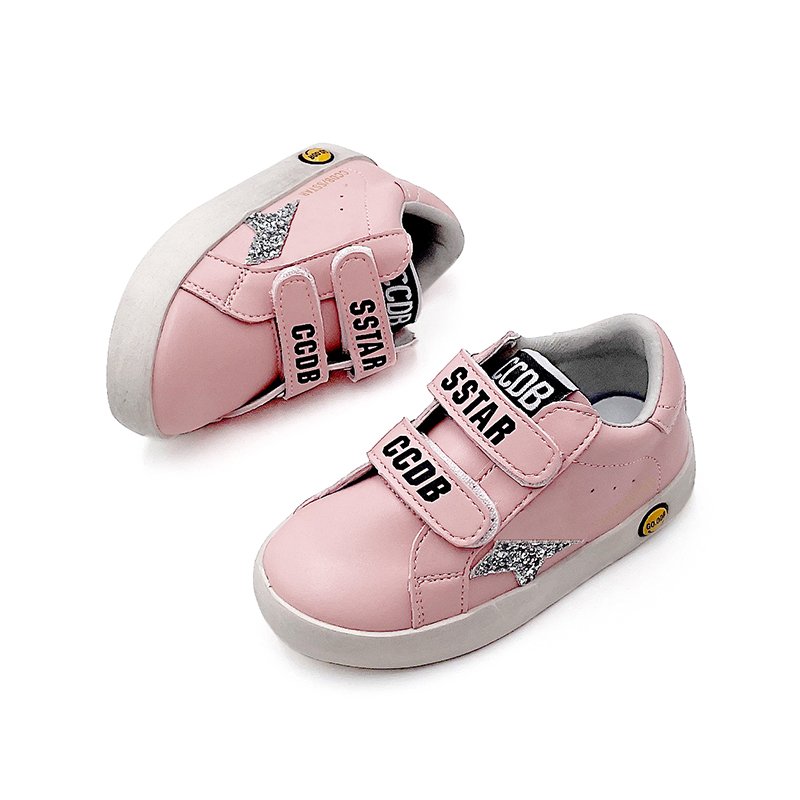 CCDB Star Pink Kids Sneakers Wholesale Fashion Little Girls Footwear Casual Shoes Custom Children's Sports Shoes