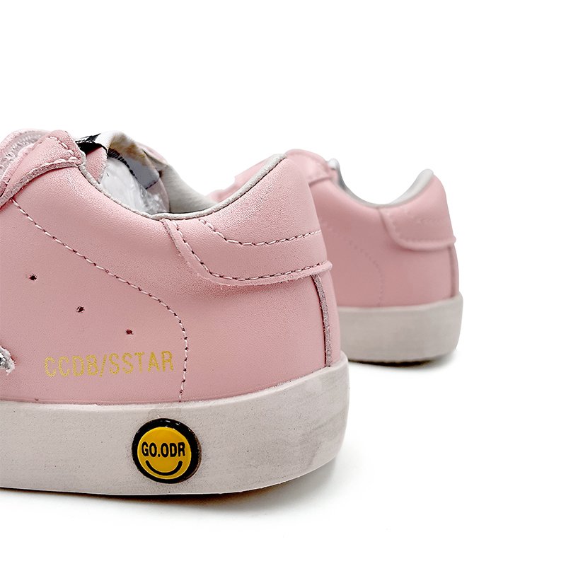 CCDB Star Pink Kids Sneakers Wholesale Fashion Little Girls Footwear Casual Shoes Custom Children's Sports Shoes