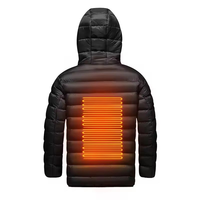 Winter children's thermal clothing USB infrared heating jacket children's waterproof hiking jacket