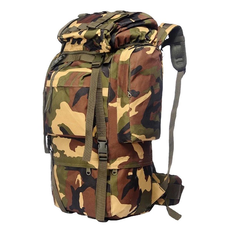 Outdoor Backpack Large Capacity Survival Men's Outdoor Camping Hunting Bag Nylon Oxford Lining Zipper Sporty Fashion Day Use