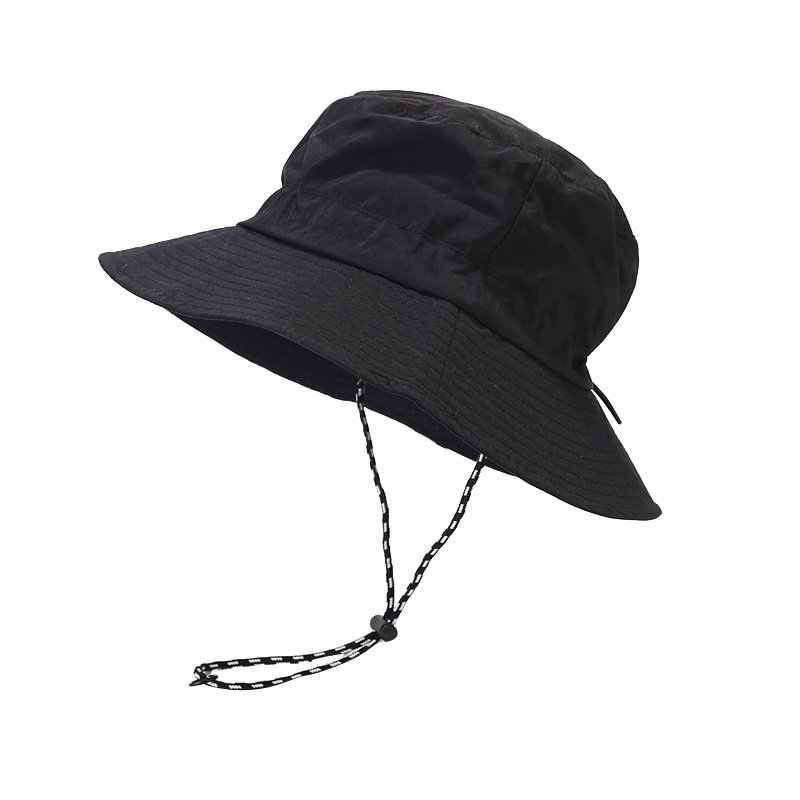 Outdoor Anti Ultraviolet Waterproof Bucket Hat Foldable Pocket Cap Quick Dry Fishing Traveling Portable Hat With Wind String