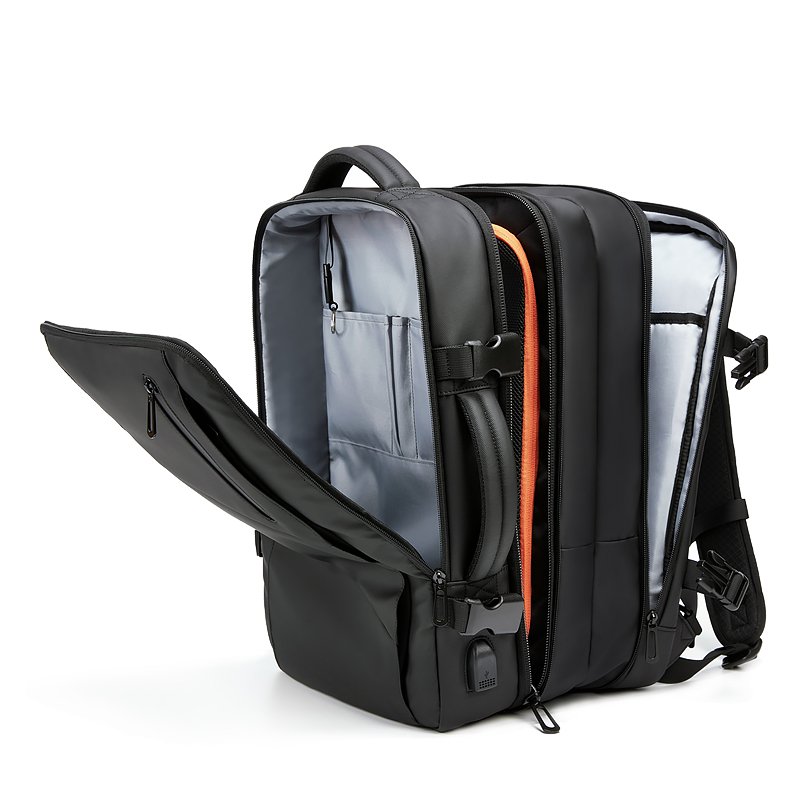 Design TERABYTE TSA Business Laptop Backpack For Men Travel Backpack With USB Charging Port College Tech Backpacks With RFID