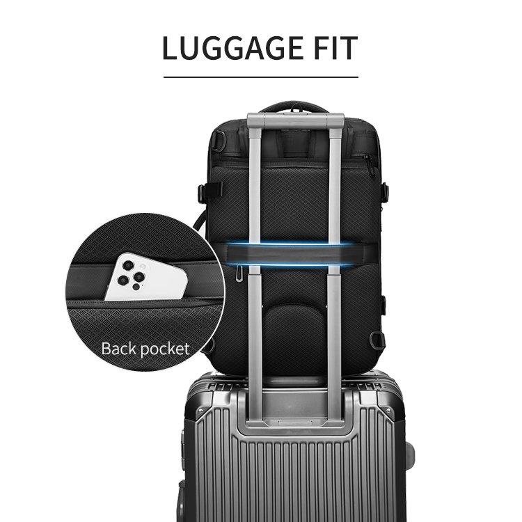 Design TERABYTE TSA Business Laptop Backpack For Men Travel Backpack With USB Charging Port College Tech Backpacks With RFID