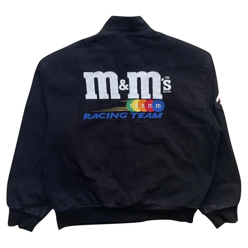 Fashion Wear Oversized Letter Patched Leather Sleeves Bomber Women Chenille Embroidery Varsity Hiking Racing Jacket