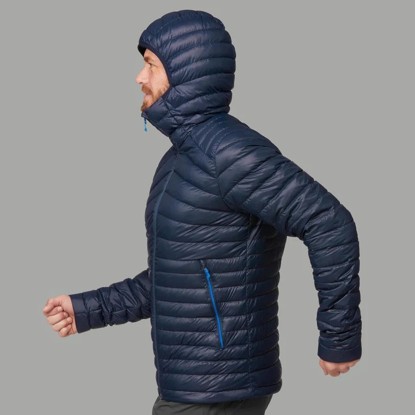Breathable Waterproof Warm Full Zip Duck Feather Men Down Jacket Men Outdoor Camping & Hiking Jacket Soft Mens Clothing