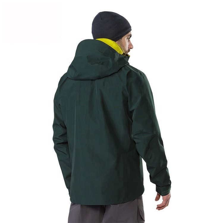 OEM Outdoor Sportswear 3-Layer Fabric camping hiking Jacket Waterproof for men