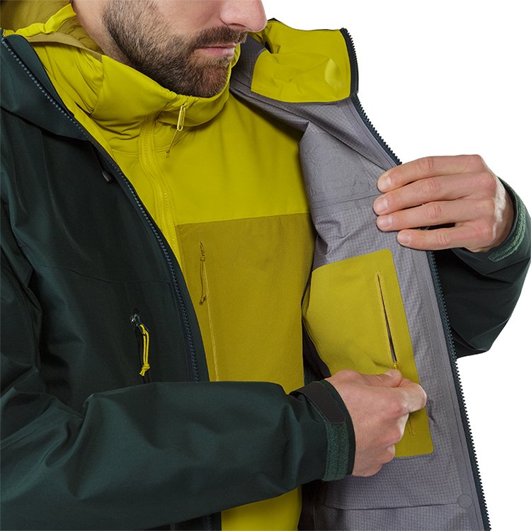 OEM Outdoor Sportswear 3-Layer Fabric camping hiking Jacket Waterproof for men