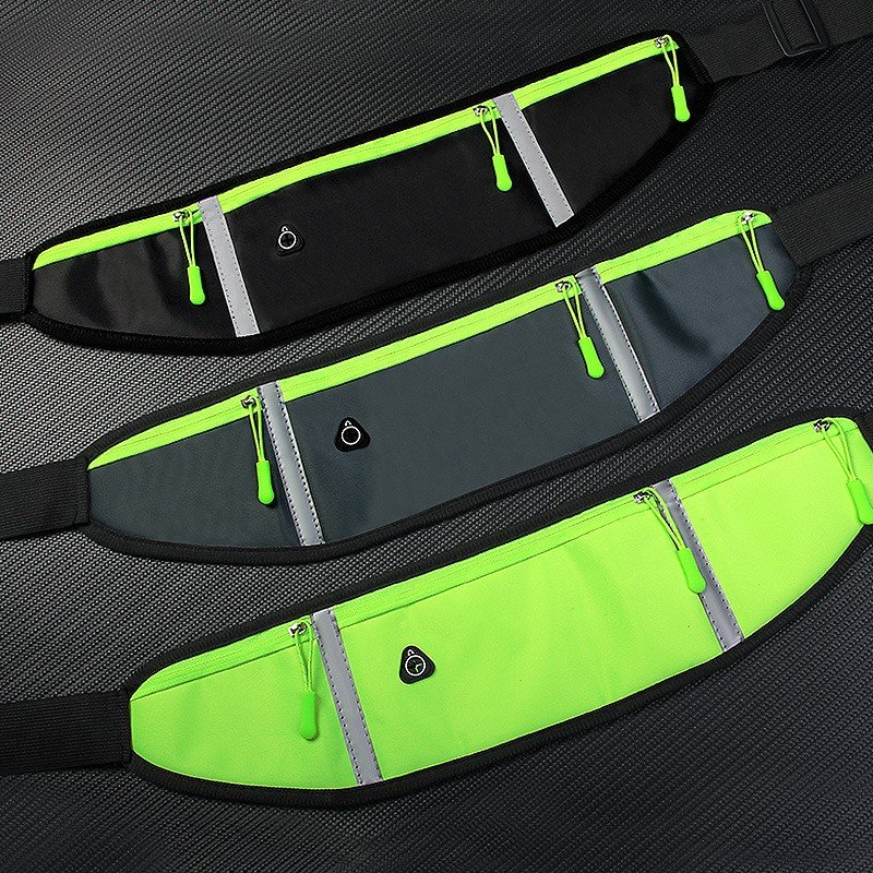 A running mobile bag, a sports bag, and a gym bag, with a light waterproof and invisible belt