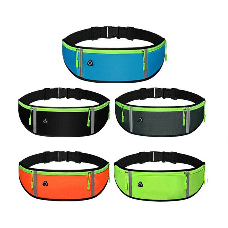 A running mobile bag, a sports bag, and a gym bag, with a light waterproof and invisible belt