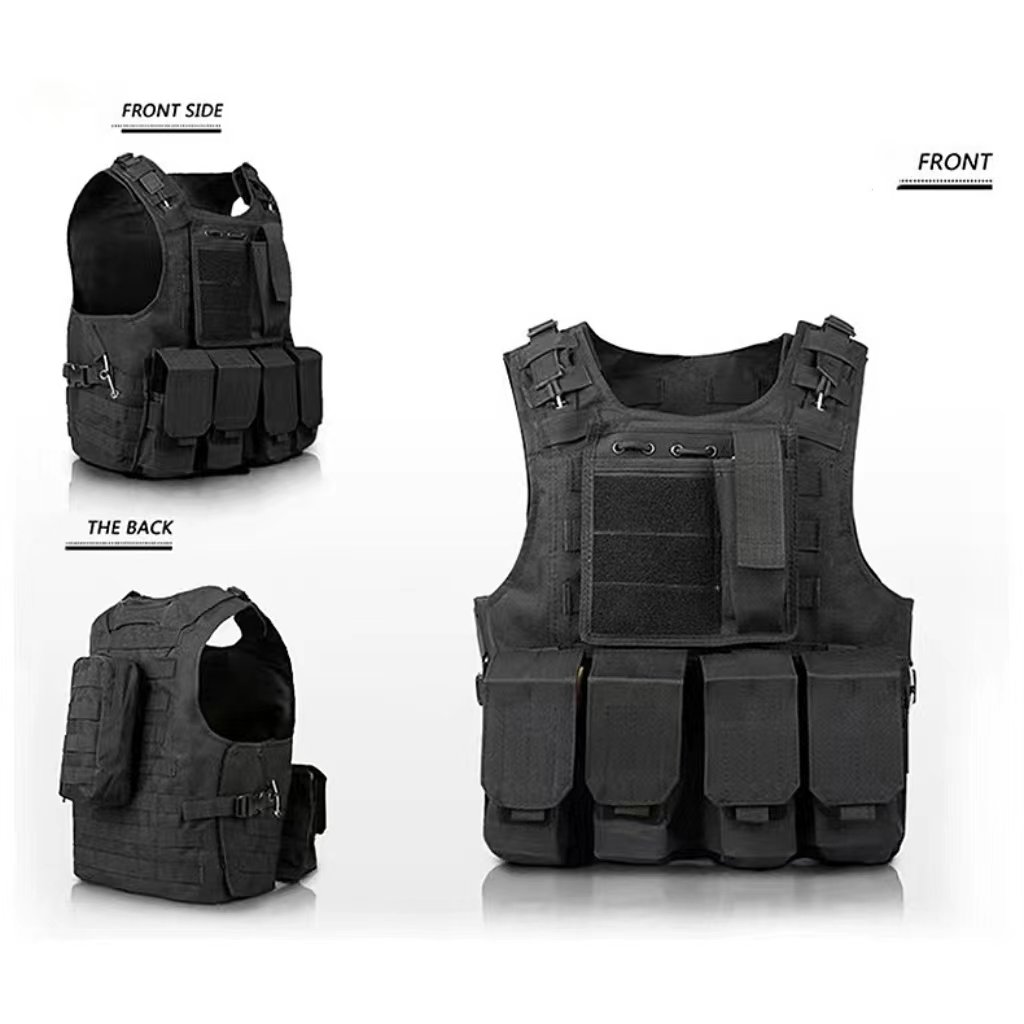 Combat Waistcoat Assault Molle Vest Equipment Outdoor Clothing Hunting Plate Carrier Camouflage Vest Adjustable Tactical Vest