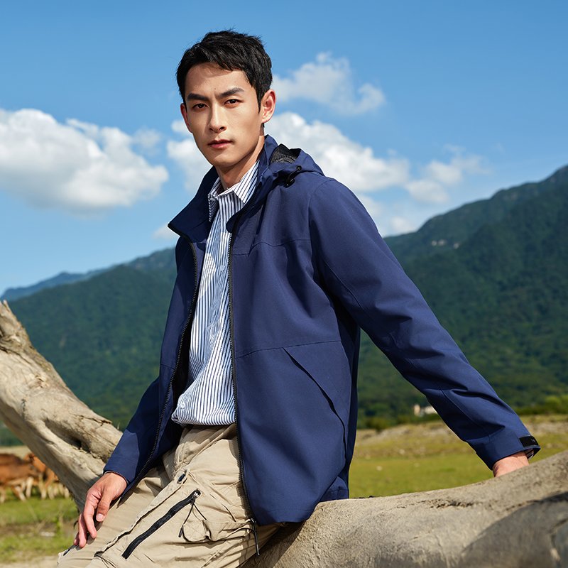 Casual Windbreaker Zipper Coats Custom Softshell Jacket Fleece Hiking Winter Men's Jackets For Men