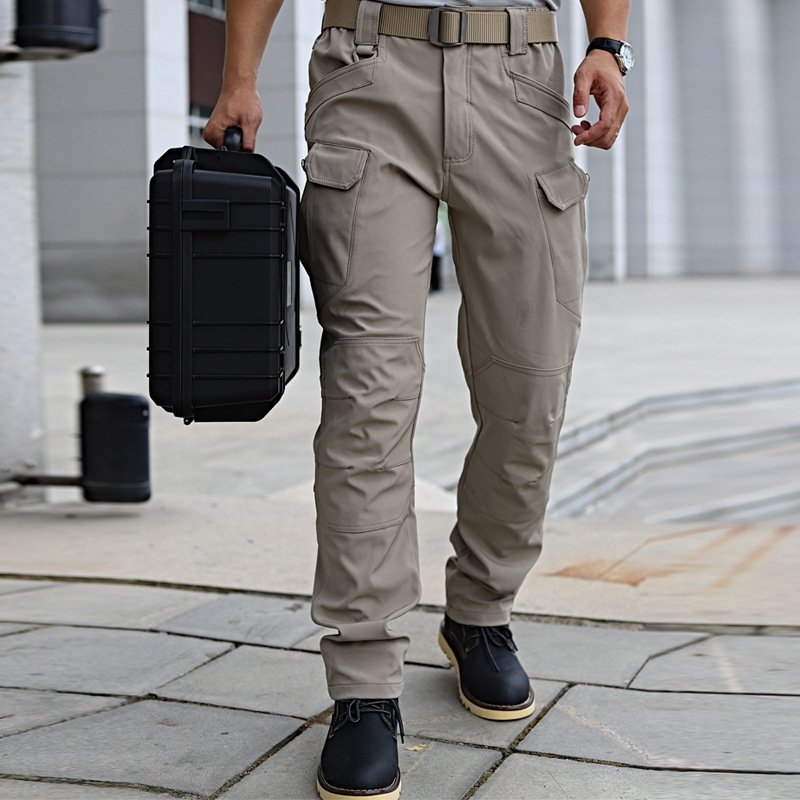 IX7 Waterproof Soft Shell Camouflage Hiking Hunting Multi Pockets Combat Tactical Pants