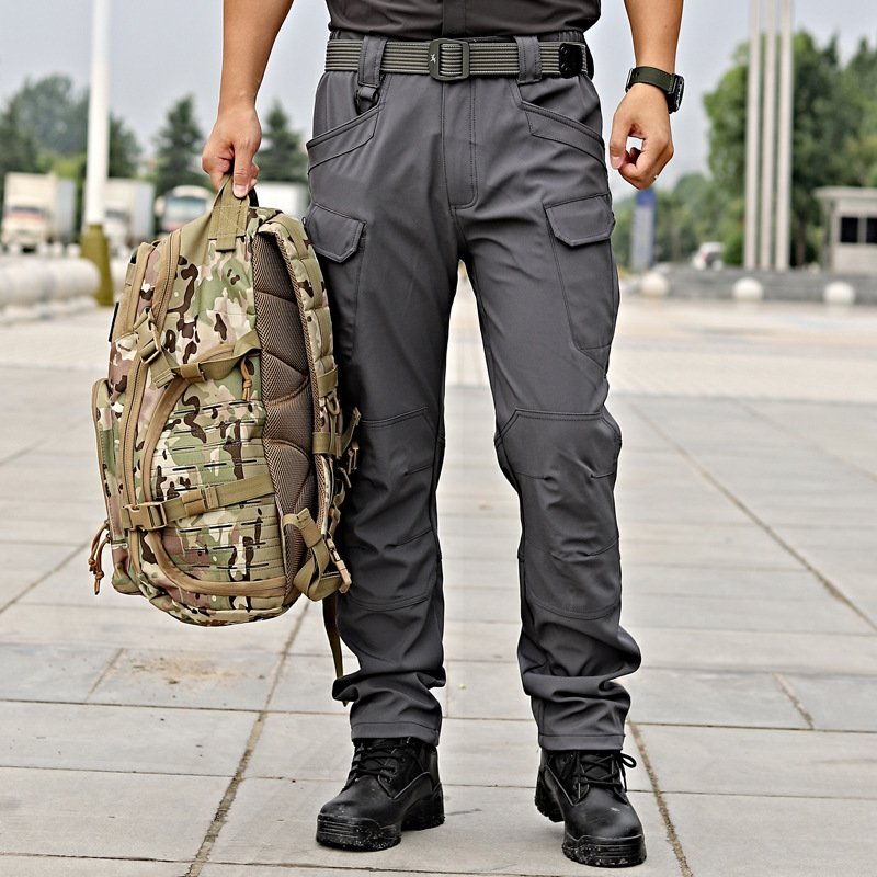 IX7 Waterproof Soft Shell Camouflage Hiking Hunting Multi Pockets Combat Tactical Pants