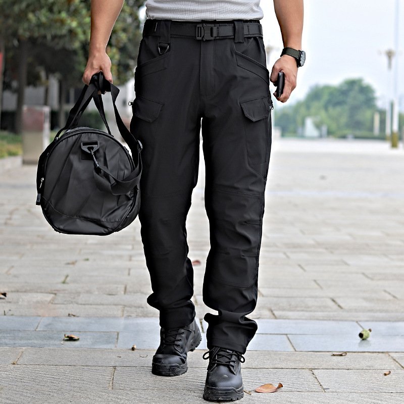 IX7 Waterproof Soft Shell Camouflage Hiking Hunting Multi Pockets Combat Tactical Pants