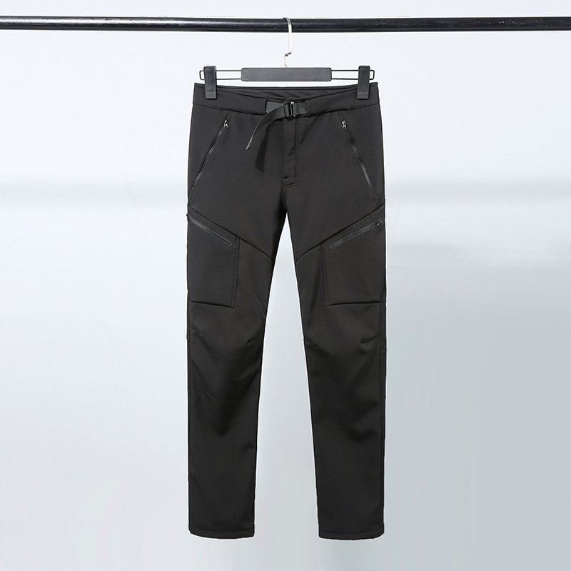 Men's Winter Waterproof Softshell Pant With Fleece Outdoor Tactical Trousers Hiking Hunting Worker Cargo Causal Pants