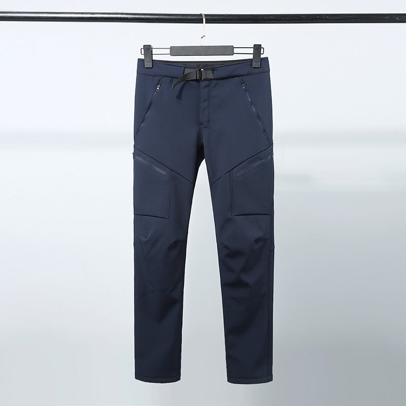 Men's Winter Waterproof Softshell Pant With Fleece Outdoor Tactical Trousers Hiking Hunting Worker Cargo Causal Pants
