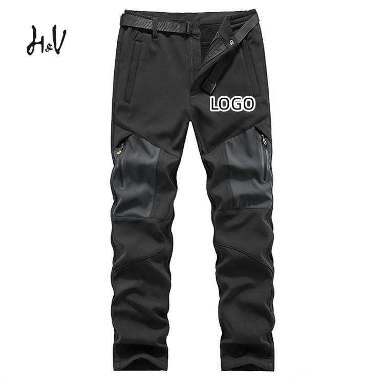 LH Custom Outdoor Hiking Joggers Streetwear Work Trousers Mens Tactical Cargo Pants For Men Hiking Pants Man Patchwork Trousers
