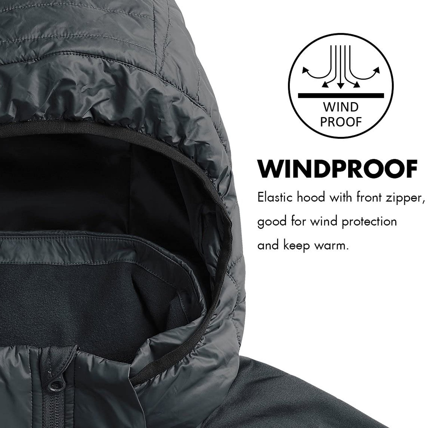 Custom Clothing Design Manufacturers Warm Puffer Jacket Sport Hiking Hybrid Soft shell Jacket Outdoor For Men And Women