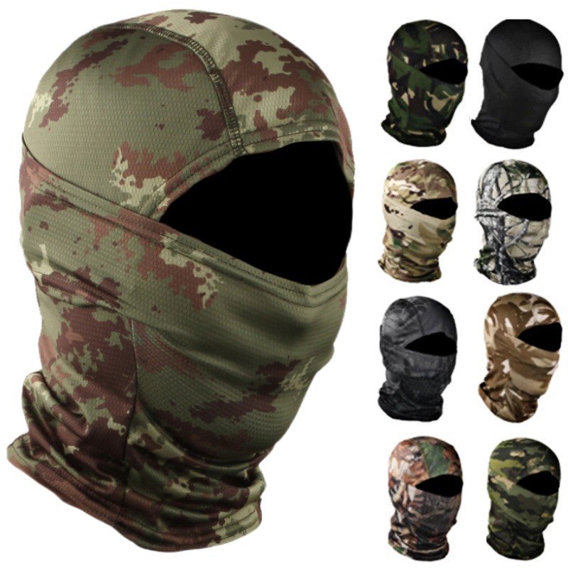 Winter Windproof Hiking Caps Men Warm Thermal Fleece Balaclava Face Beanies Ski Bike Motorcycle Neck Warmer Helmet Hat