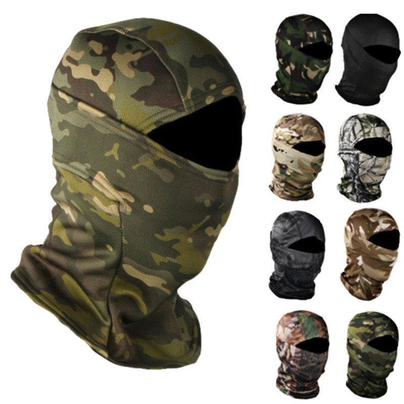 Winter Windproof Hiking Caps Men Warm Thermal Fleece Balaclava Face Beanies Ski Bike Motorcycle Neck Warmer Helmet Hat