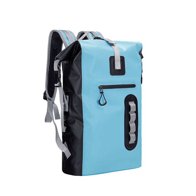 SINOTOP Premium 500D PVC Tarpaulin 30L Roll Top Hiking Backpack For Men Waterproof Outdoor Camping Hiking Activities