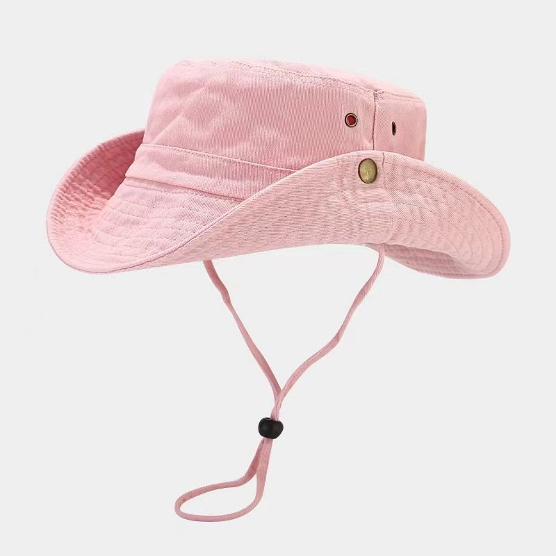 Outdoor Summer Sporty Fisherman Hat Anti-UV Breathable Mountaineering Hat with Big Brim Pattern Travel Hiking