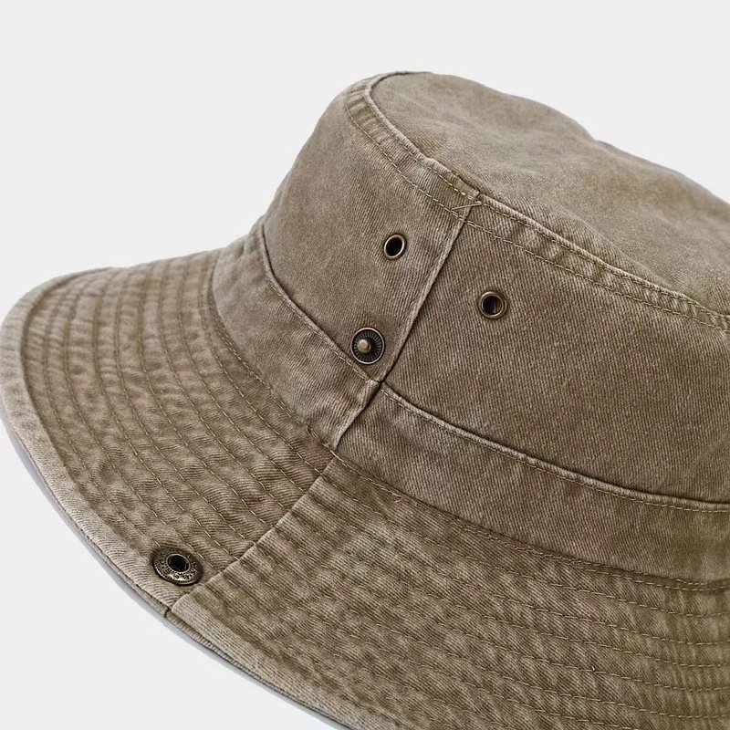 Outdoor Summer Sporty Fisherman Hat Anti-UV Breathable Mountaineering Hat with Big Brim Pattern Travel Hiking