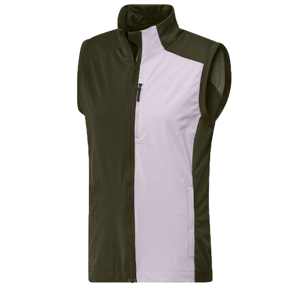 Custom Men's Golf Vest Color Block Sleeveless Jacket Windproof Softshell Vest for Running Hiking Travel OEM