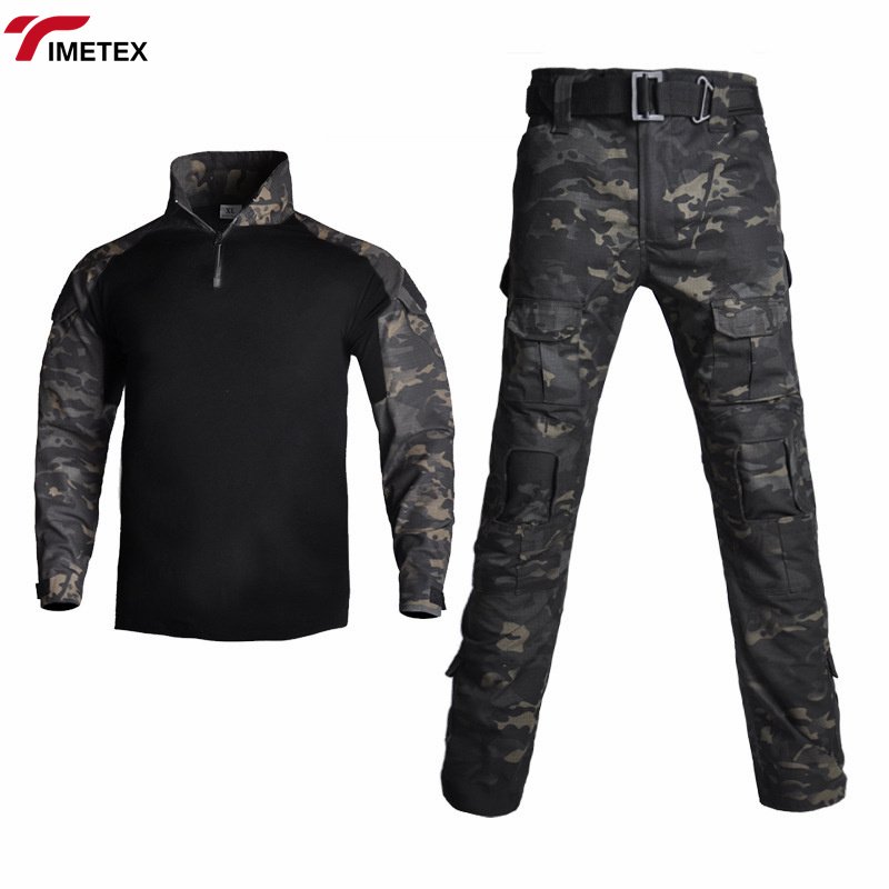 Frog Suit Male Camouflage New Long-sleeved Uniforms Training Uniforms Tactical Uniform Camouflage Suit Unisex