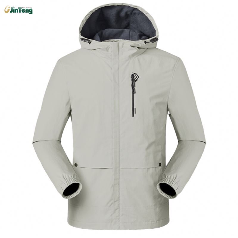 Custo Waterproof Hiking Rain Gear Seam Taped Tactical Jacket For Outdoor Activites