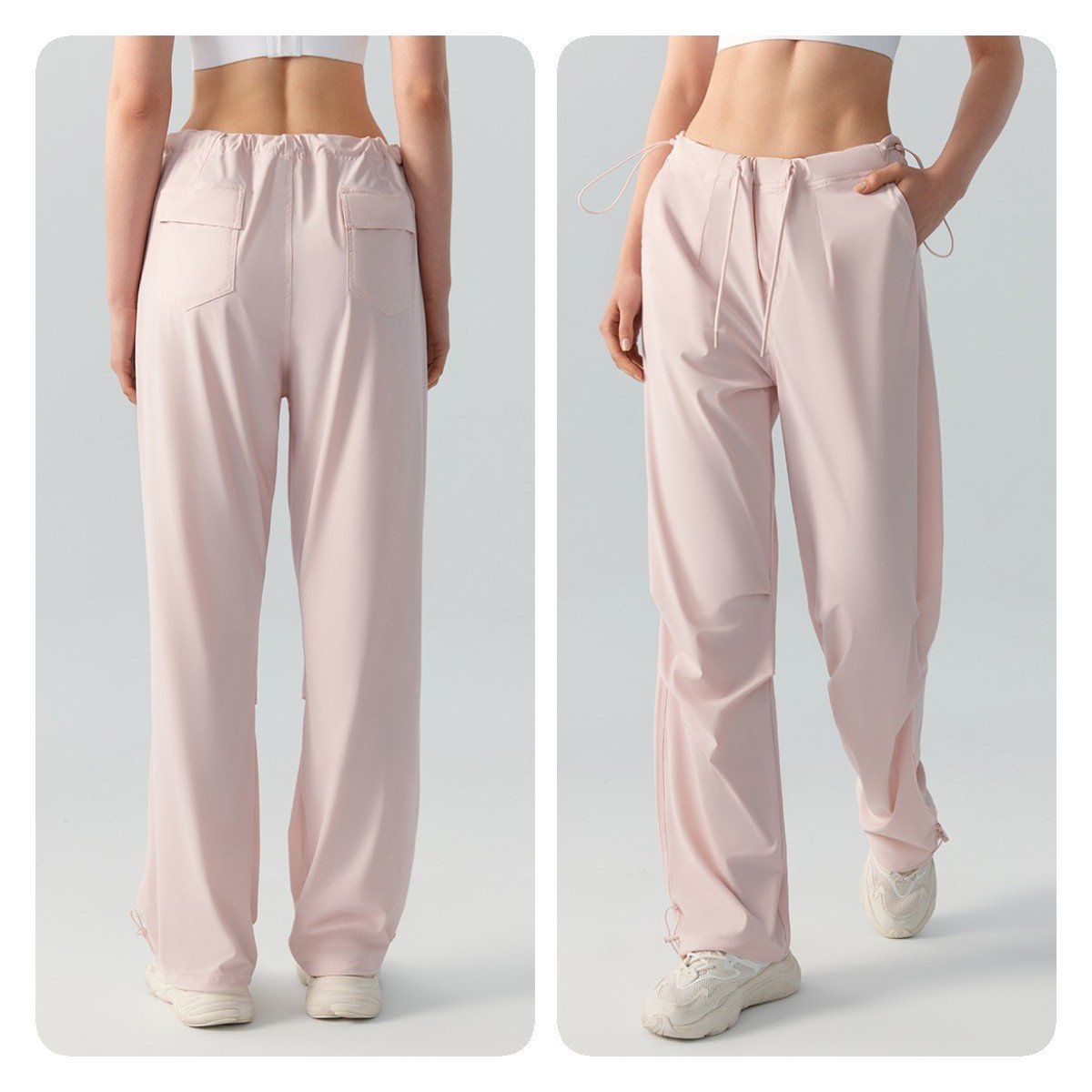 YISHENHON Women's Cargo Pants with Pockets Lightweight Quick Dry Outdoor Travel Hiking Pants Running Joggers Sweatpants
