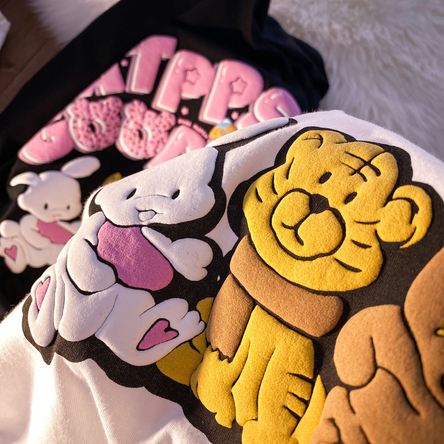 High quality 100% Cotton oem your Brand tshirt Custom 3D Foam Puff printing logo Unisex Short sleeve men's plus size T-shirts
