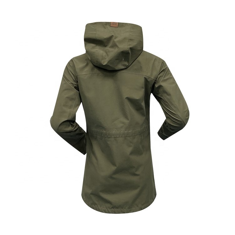 Man's Long Hiking Parka Outdoor Waterproof Jacket Safari Jacket
