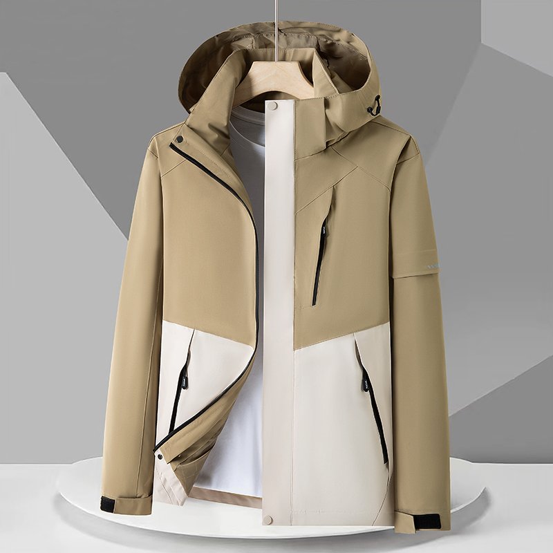 jacket for men Quilted Hooded Trench Jacket Long Canvas for Outdoor Sports Winter Clothing men's coats