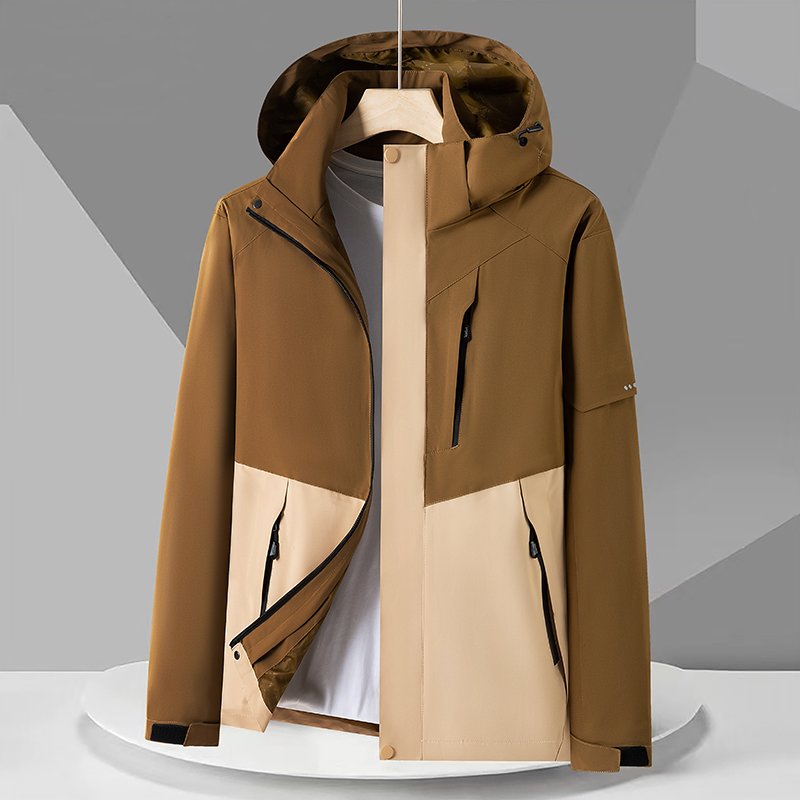 jacket for men Quilted Hooded Trench Jacket Long Canvas for Outdoor Sports Winter Clothing men's coats