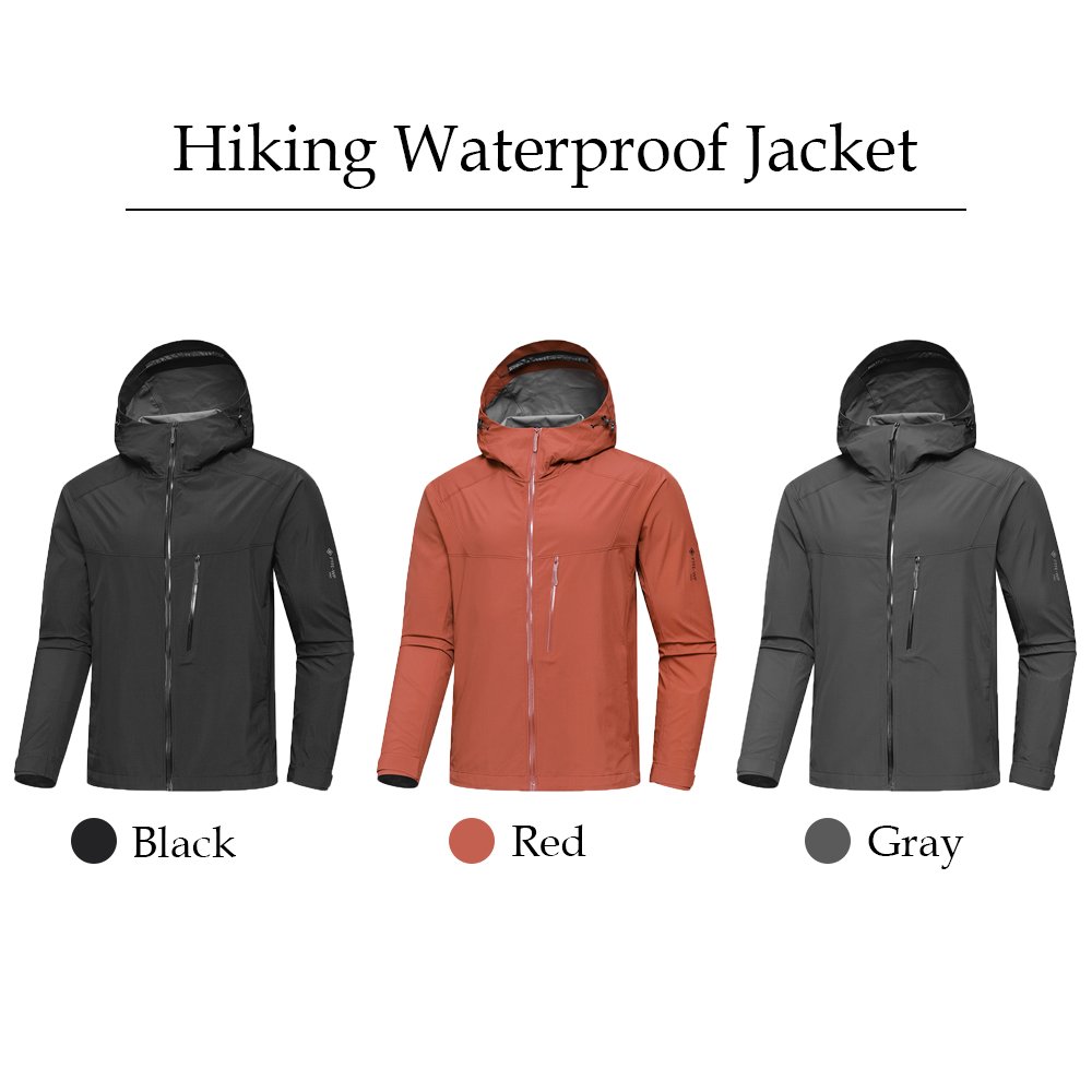 Wholesale outdoor&hiking clothing nylon hooded windbreak Jacket zip up waterproof jacket man