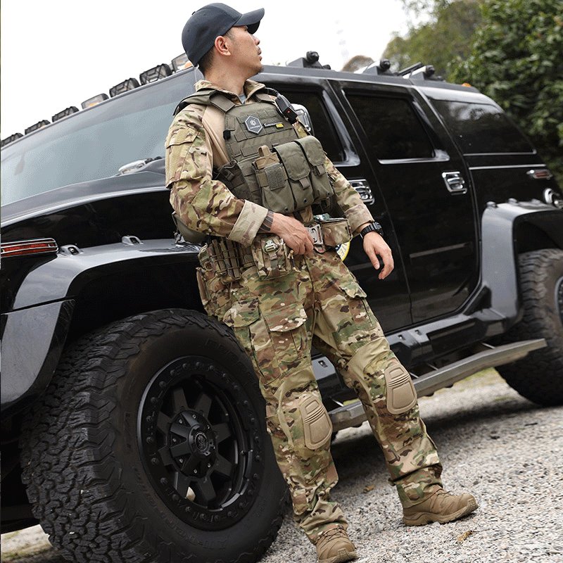 Emersongear G3 Camouflage Tactical Clothing Shirt Pants Frog Suit Combat Uniform Tactical Uniform With Knee Pads